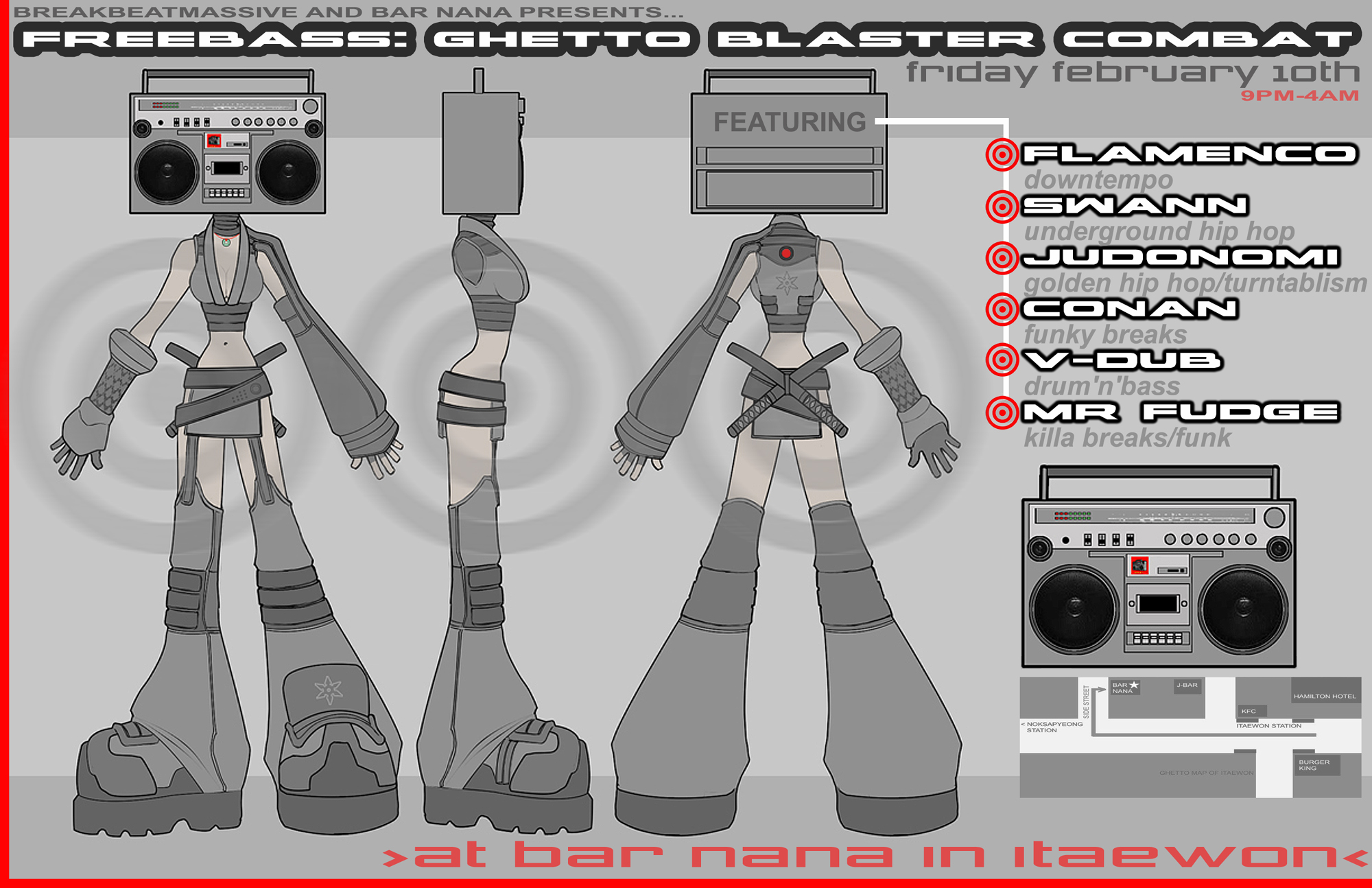 Freebass / Ghetto Blaster Combat